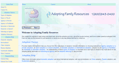 Desktop Screenshot of adoptingfamilyresources.com